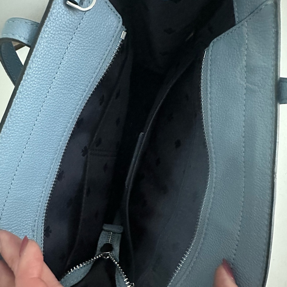 Blue Kate Spade top handle crossbody purse - Picture 6 of 6